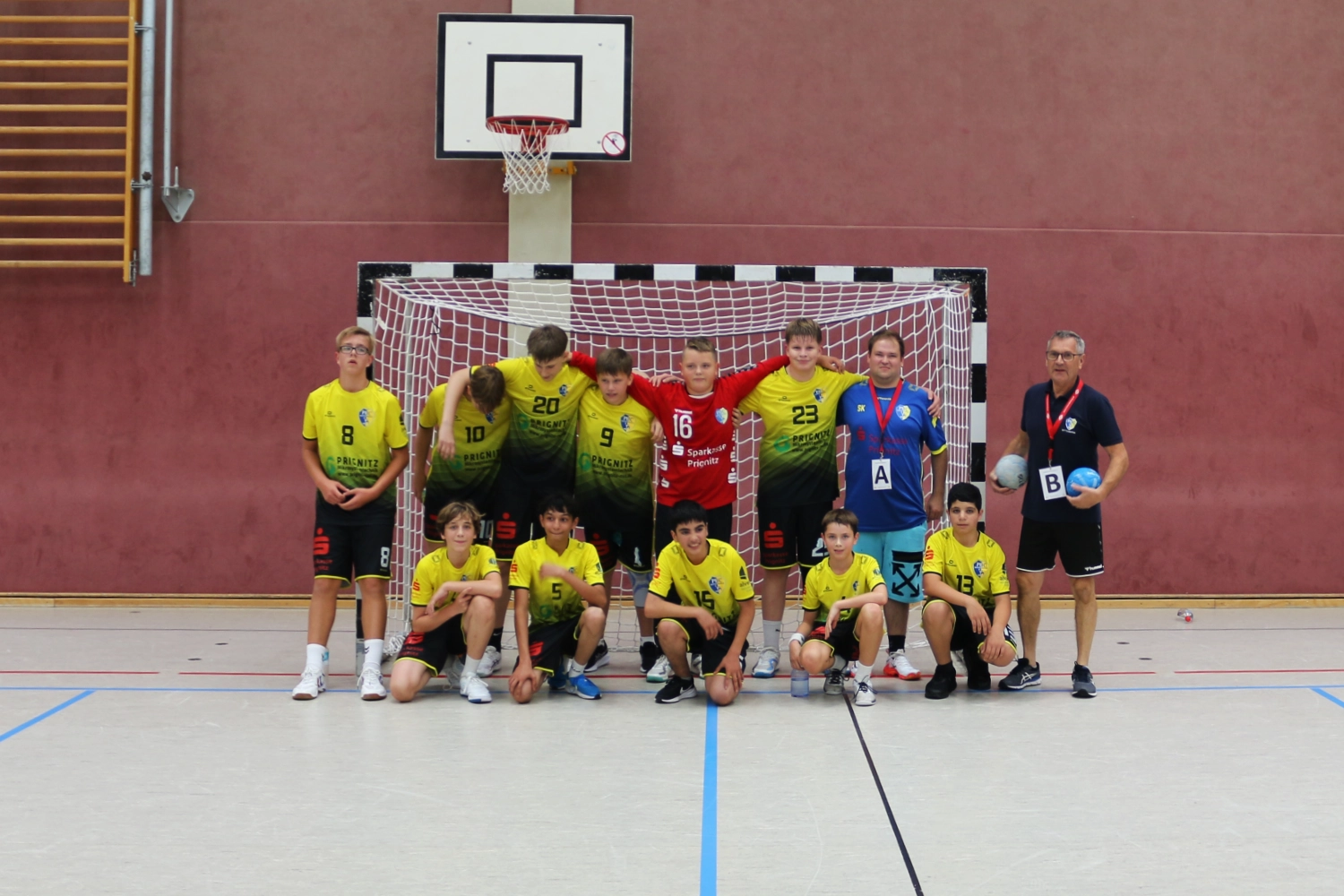 20.09.2025 C-Jugend vs. 1. VfL Potsdam: Mannschaftsfoto