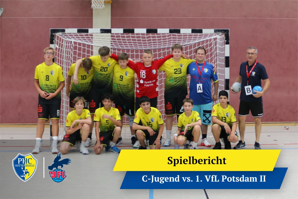 Spielbericht C-Jugend gegen 1. VfL Potsdam Potsdam