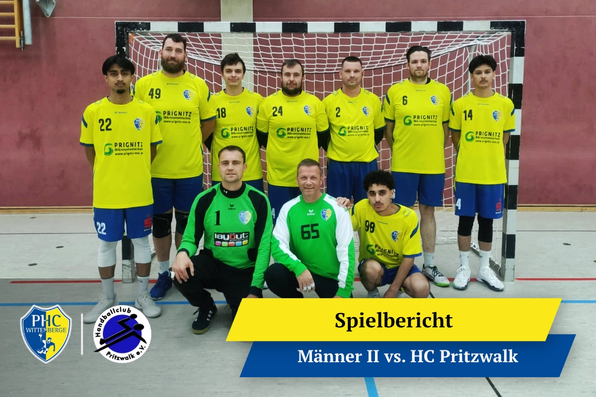 Spielbericht Männer II gegen HC Pritzwalk
