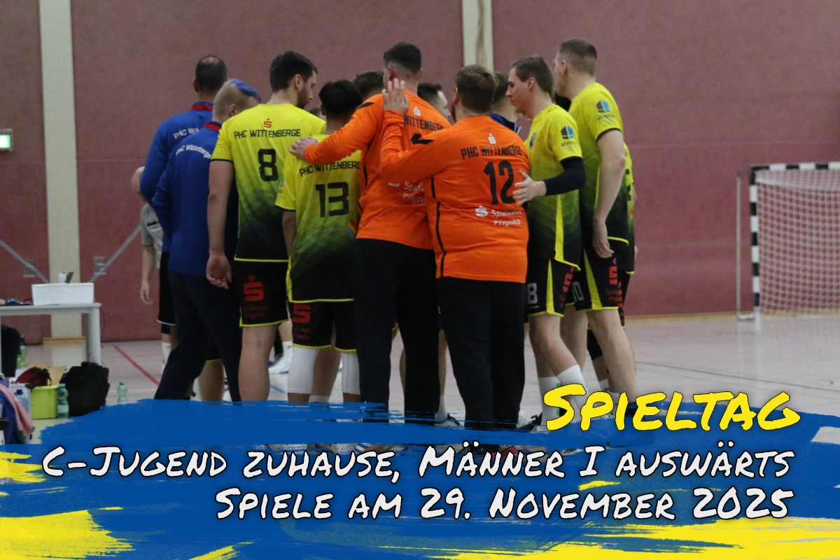 C-Jugend zuhause, Männer I auswärts: Spieltag am 29. November