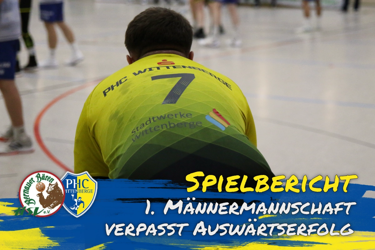 Beitragsbild mit Link zum Spielbericht der Männer 1 gegen die Bernauer Bären am 21. Februar 2026