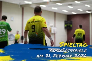 Auswärtsspiele für C-Jugend und Männer I am 21. Februar 2026