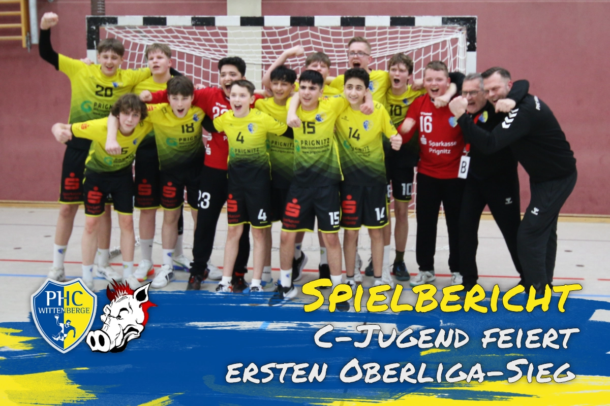 Beitragsbild mit Link zum Spielbericht der C-Jugend gegen den HSV Wildau 1950 am 28. Februar 2026