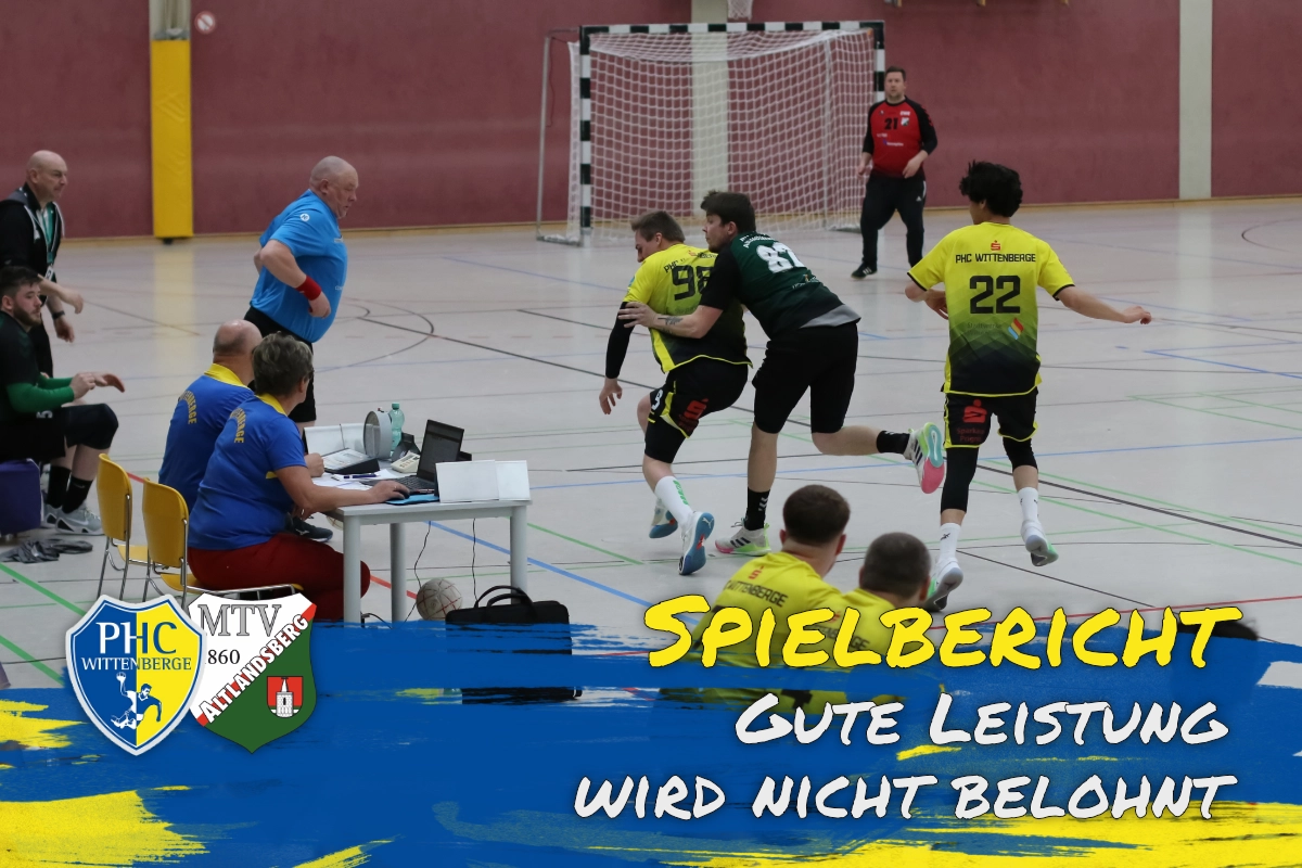 PHC Spieler wird bei Tempogegenstoß von hinten durch einen Altlandsberger an der Seitenlinie gestoppt - Beitragsbild mit Link zum Spielbericht der Männer I gegen den MTV Altlandsberg II am 25. April 2026